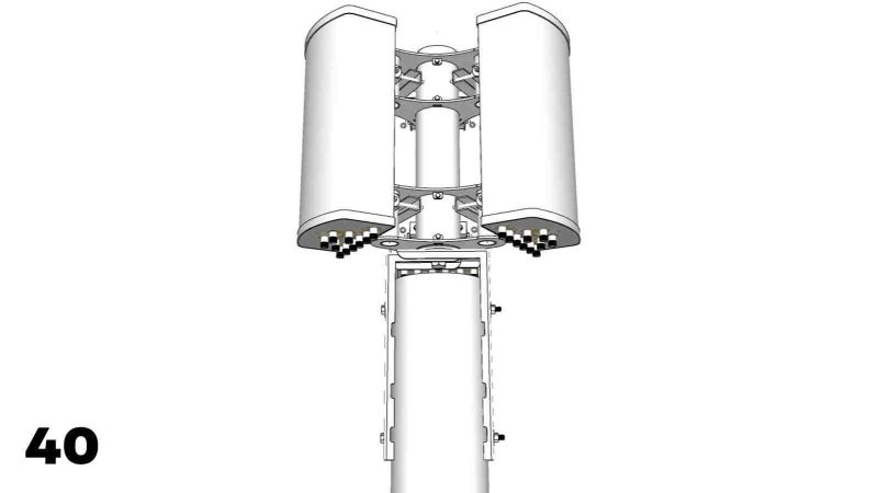 Product 11 21 23 Tri Sector Bracket and Stackable Antenna Bracket S 11